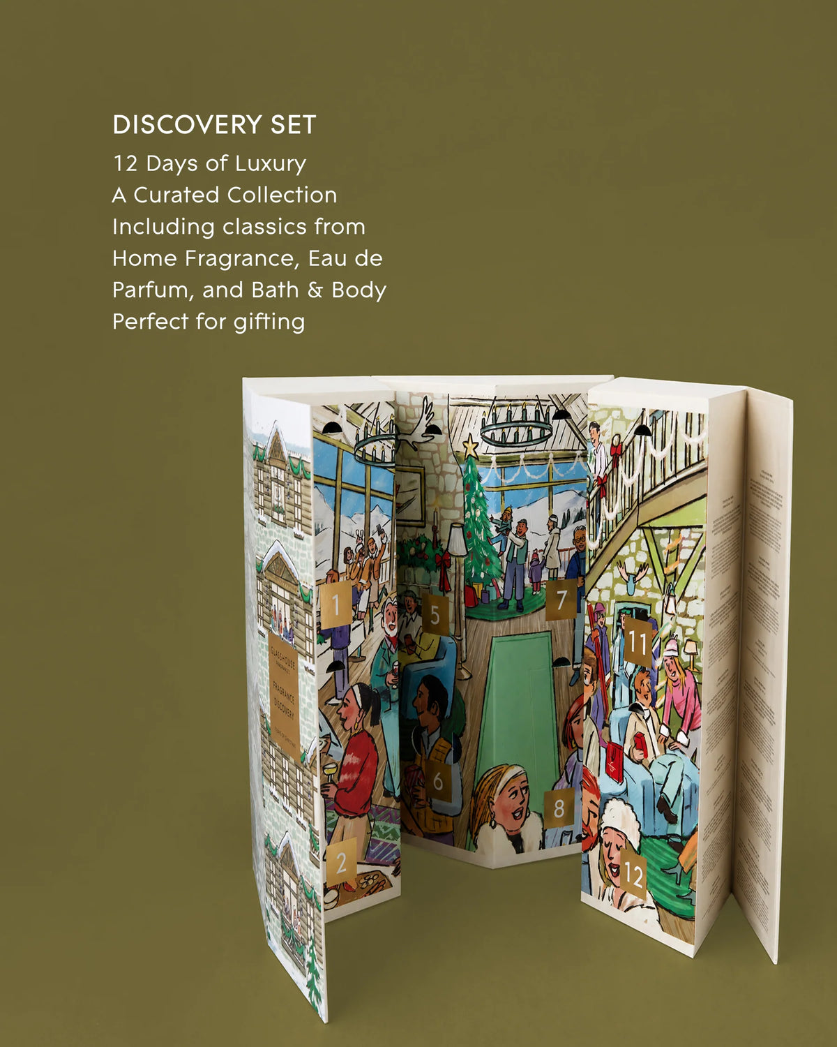 Glasshouse GF 12 Days Of Luxury Fragrance Discovery Christmas Advent Calendar