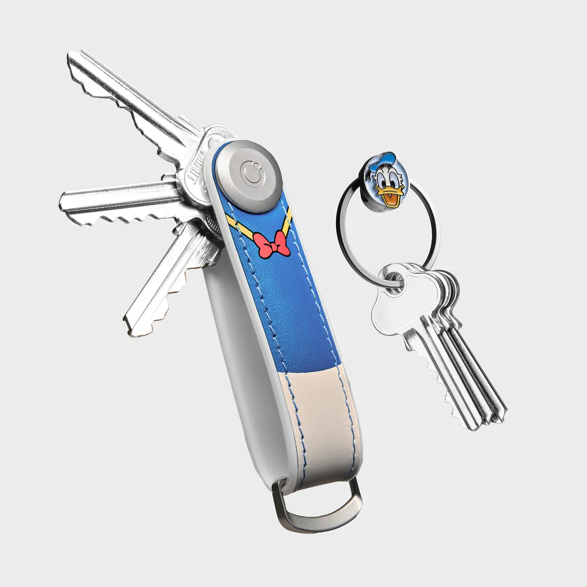 Orbitkey Disney Donald Duck Hybrid Leather Key Organiser + Ring v2 Kit Set