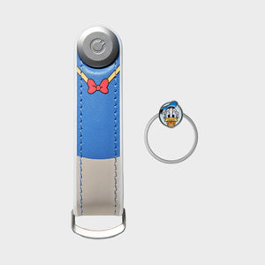 Orbitkey Disney Donald Duck Hybrid Leather Key Organiser + Ring v2 Kit Set
