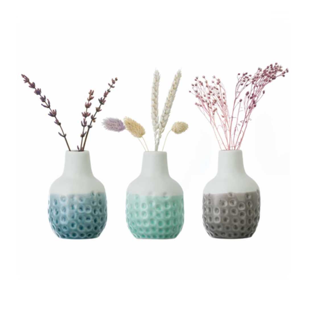 Dotty Mini Vase Trio