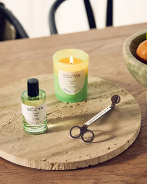 Ecoya silver wick trimmer gift box
