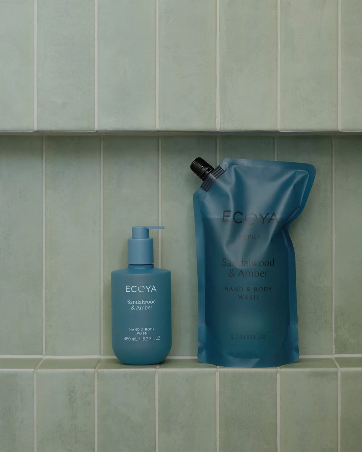 Hand & Body Wash Refill 1L - Sandalwood & Amber