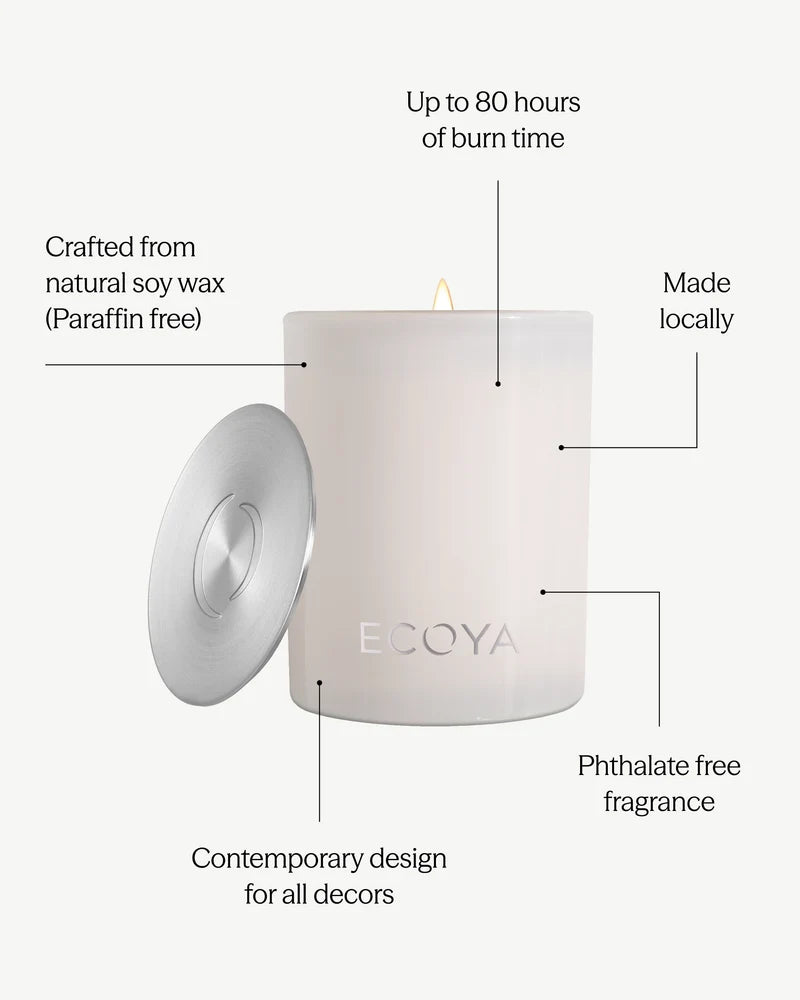 ECOYA Sea Salt & Coconut Madison Candle 400g