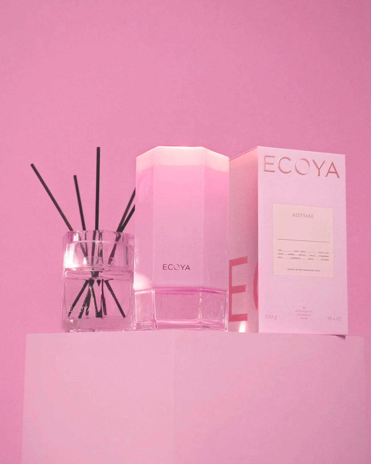 ECOYA Keepsake Reed Diffuser #1 Pink