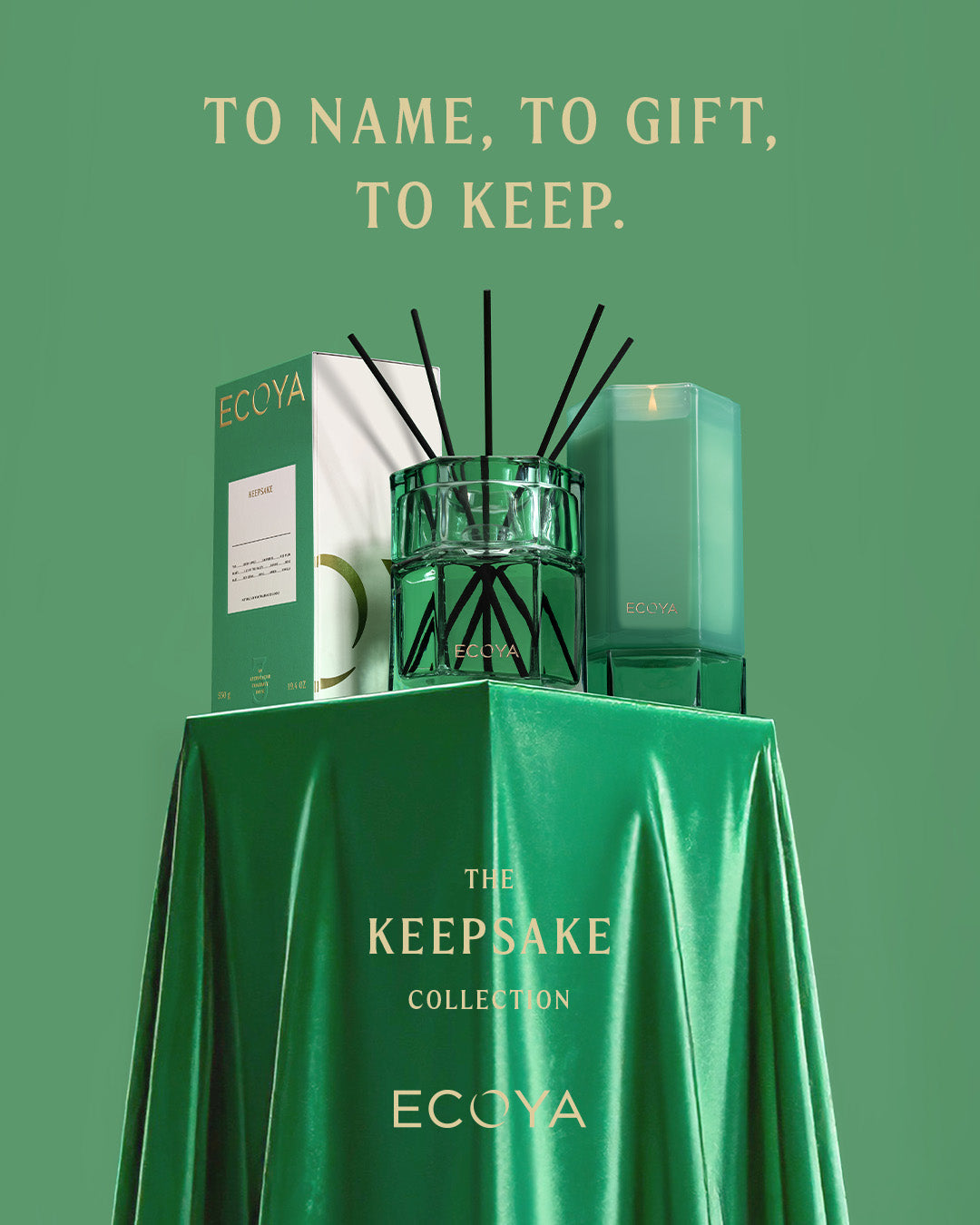 ECOYA Keepsake Reed Diffuser #3 Green