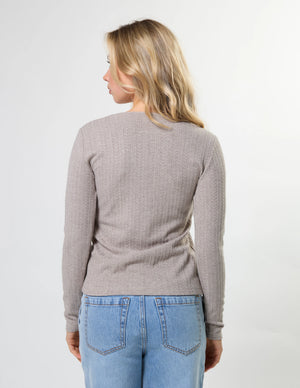 Stella+Gemma EVERLAY TOP SABLE