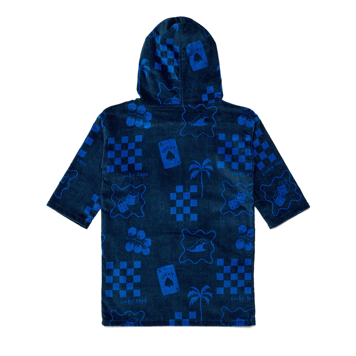 CRYWOLF KIDS BOYS EVERYWHERE ZIP-UP TOWEL Navy Beach Wear