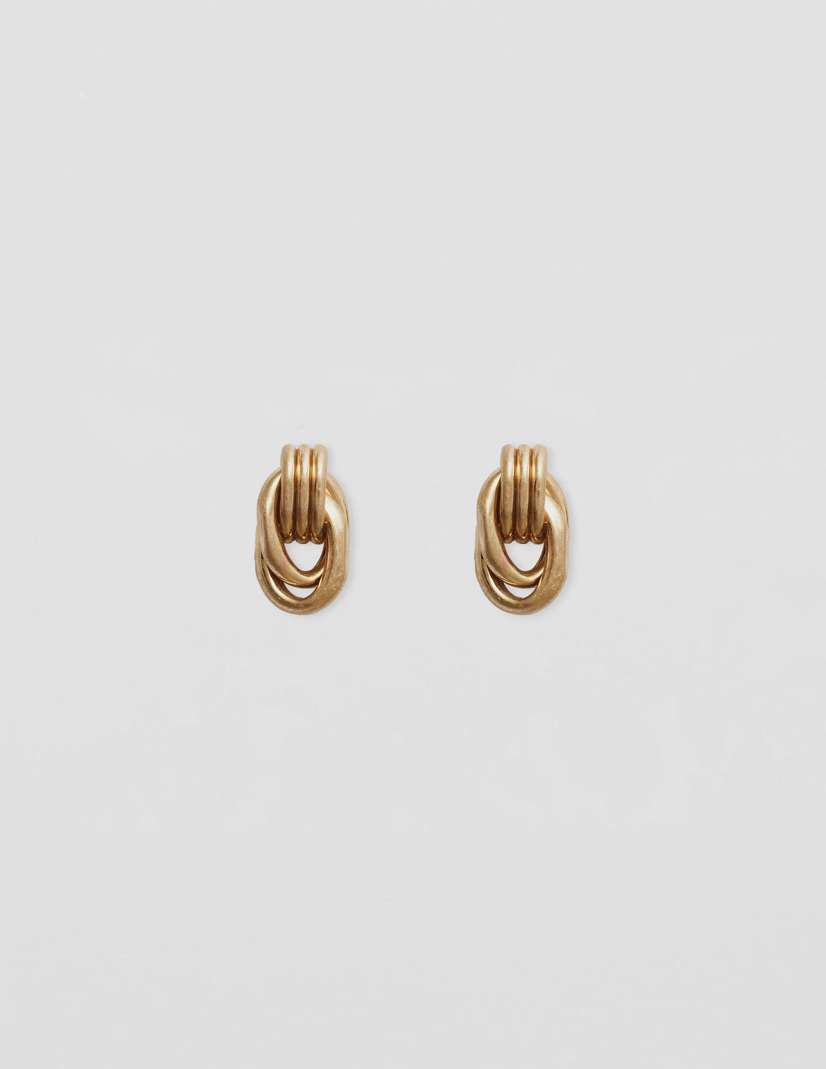 Stella Gemma Earring Gold Small Knot
