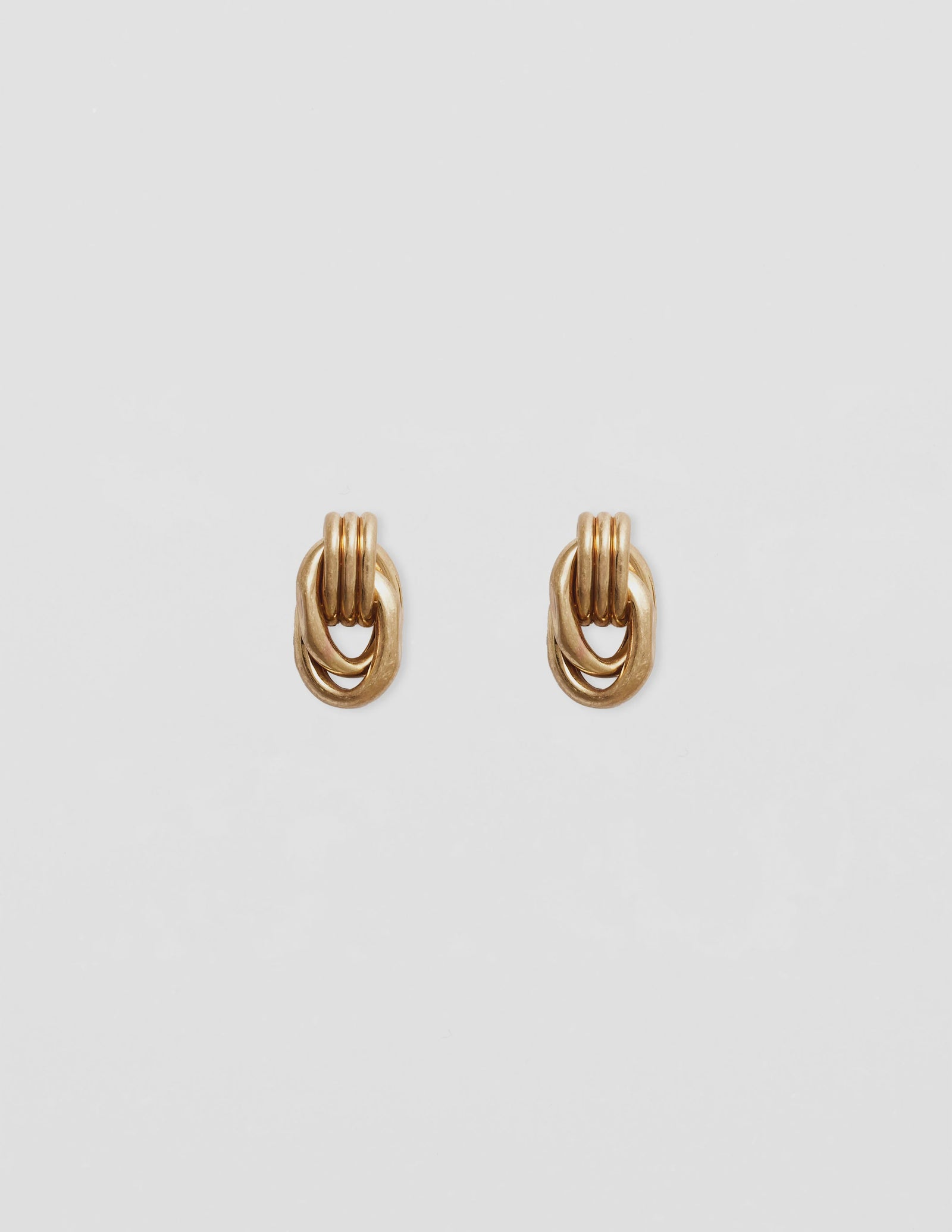 Stella Gemma Earring Gold Small Knot