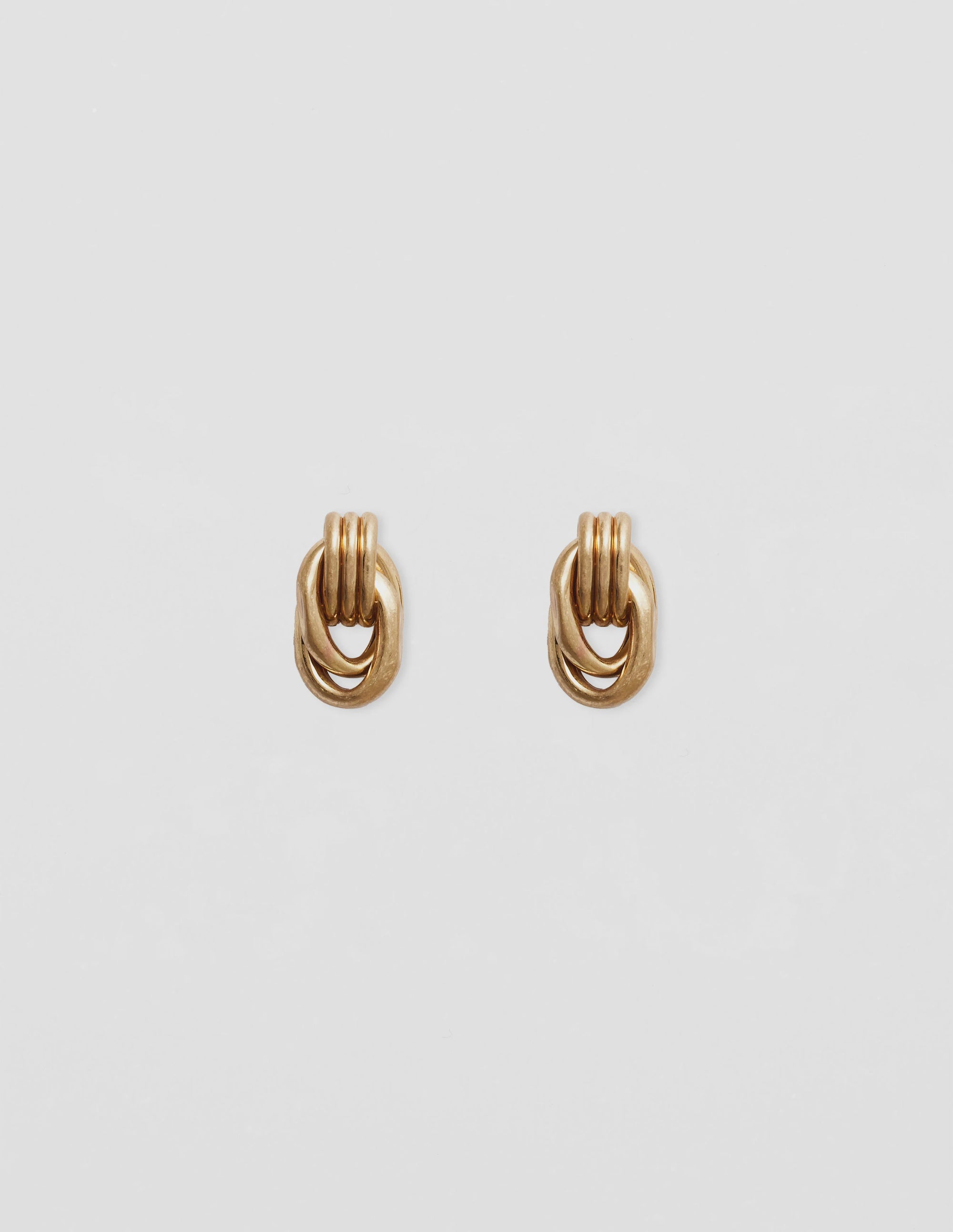 Stella Gemma Earring Gold Small Knot