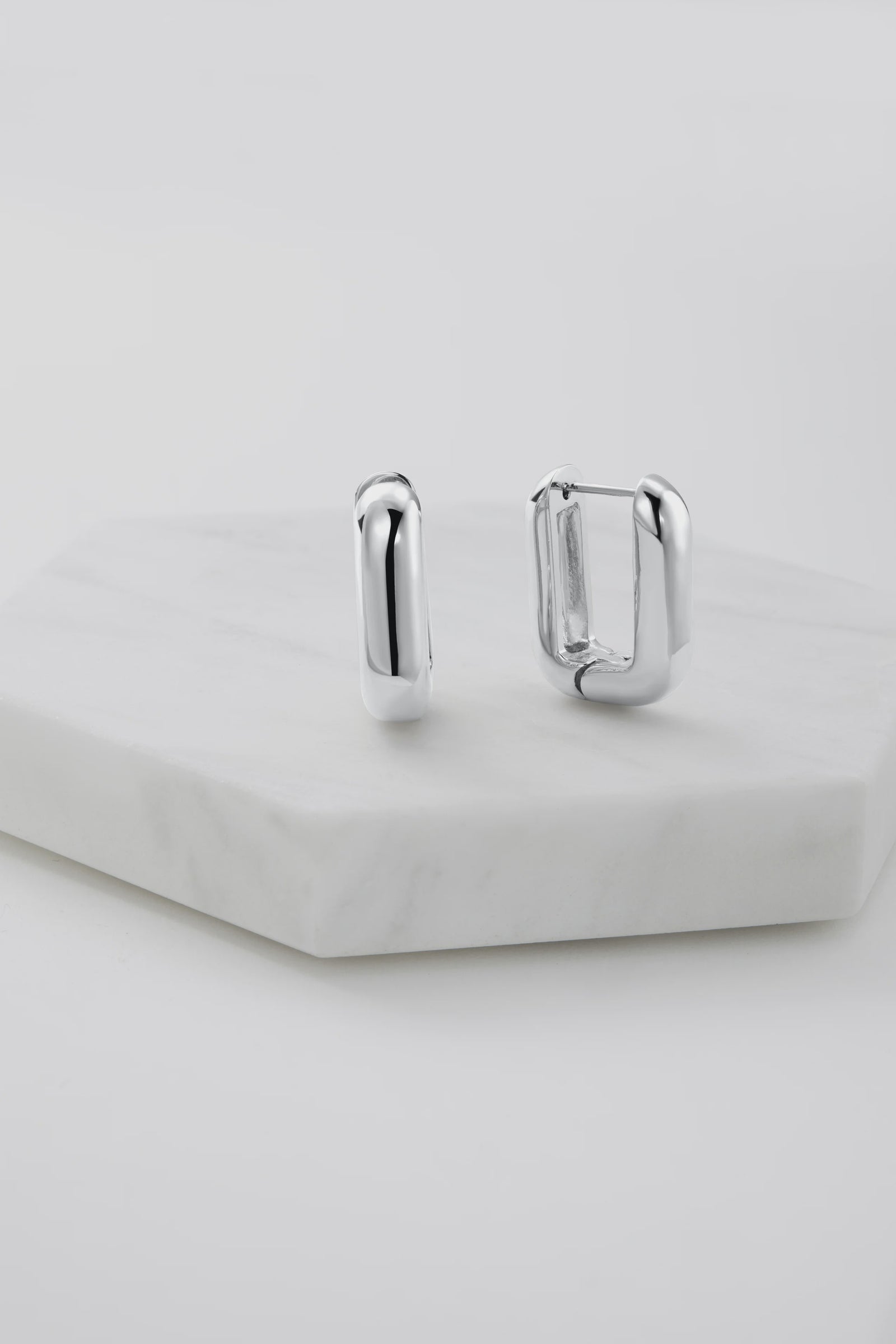 Zafino Australia Eden Hoop Essential Earrings - Silver