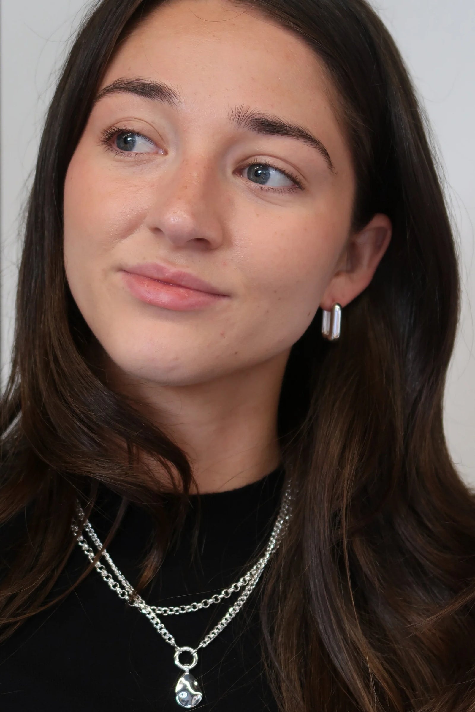 Zafino Australia Eden Hoop Essential Earrings - Silver