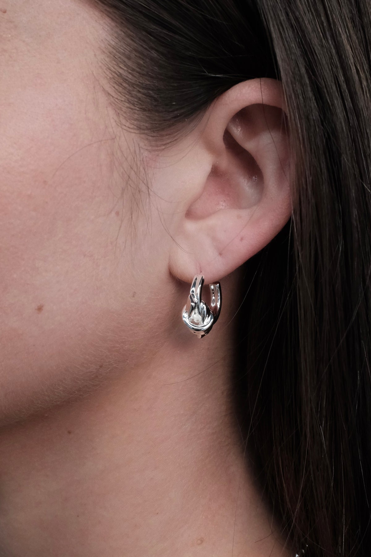 ZAFINO Edie Hoop - Silver