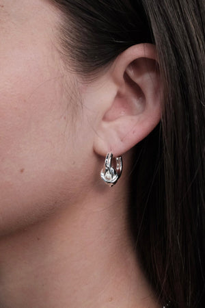 ZAFINO Edie Hoop - Silver
