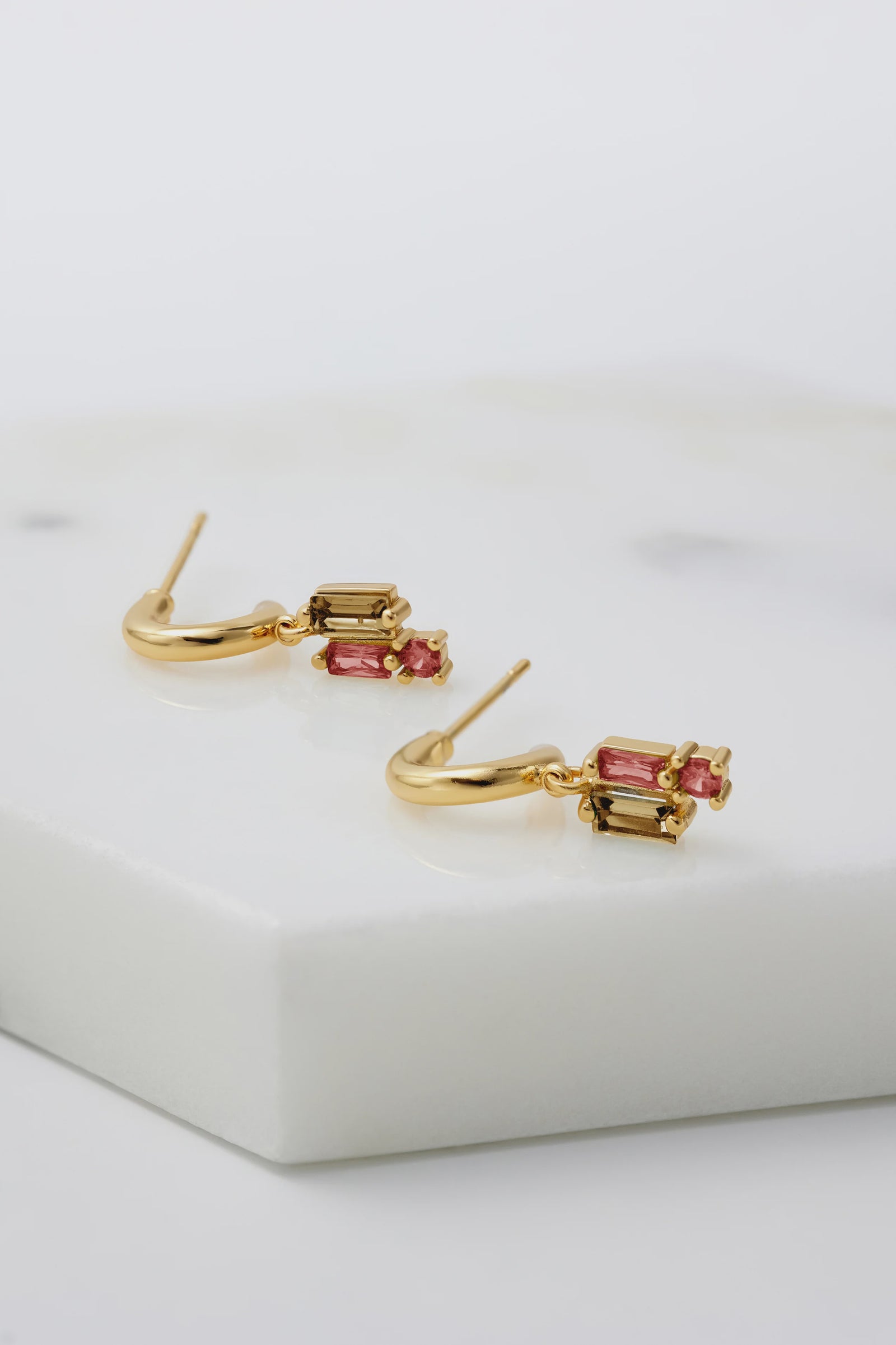 Zafino Australia Elenore Crystal Earrings - Rouge