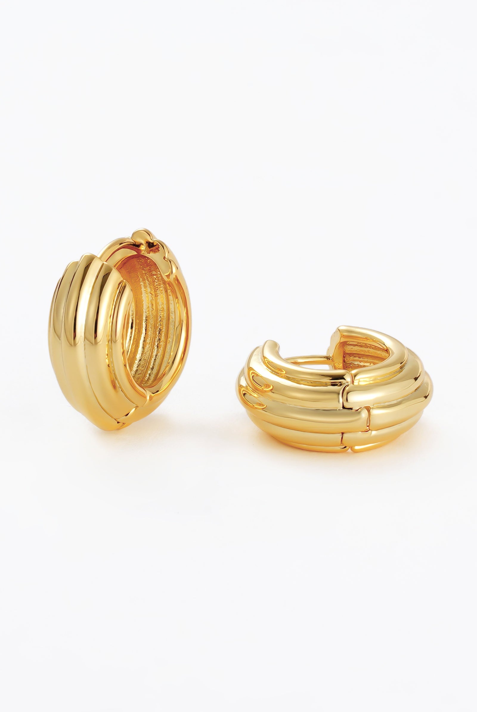 ZAFINO Eliza Hoop - Gold - Earrings
