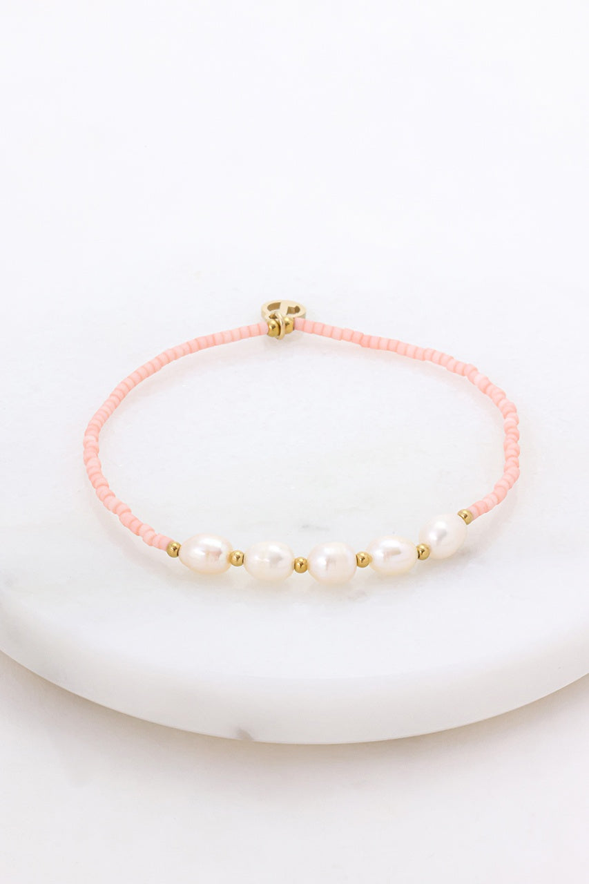 Emily Bracelet - Blush/Gold