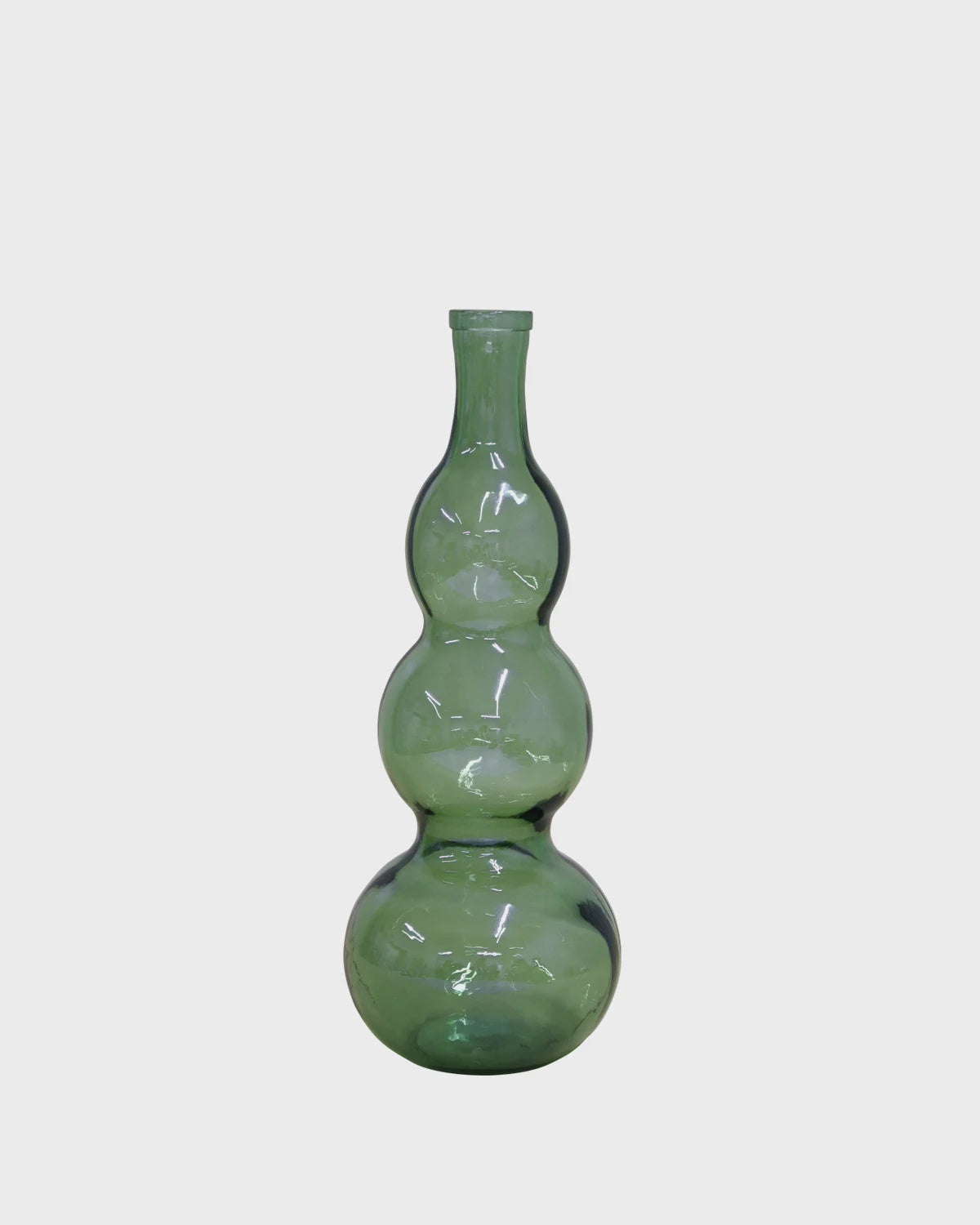 Broste Eteria Glass Bottle 45cm - Spring Green