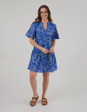 Stella+Gemma Eugenie Dress Corfu Cobalt Blue