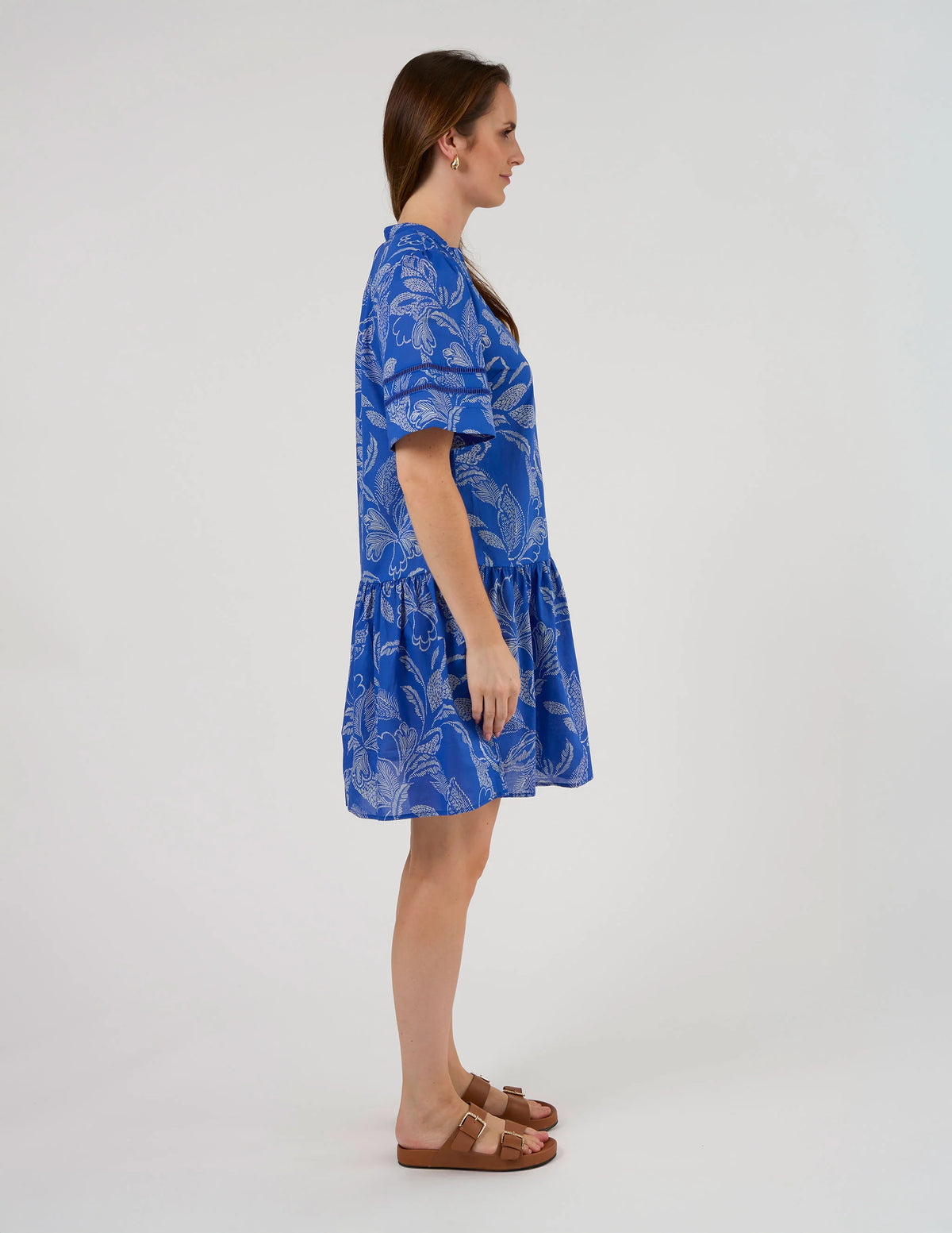Stella+Gemma Eugenie Dress Corfu Cobalt Blue