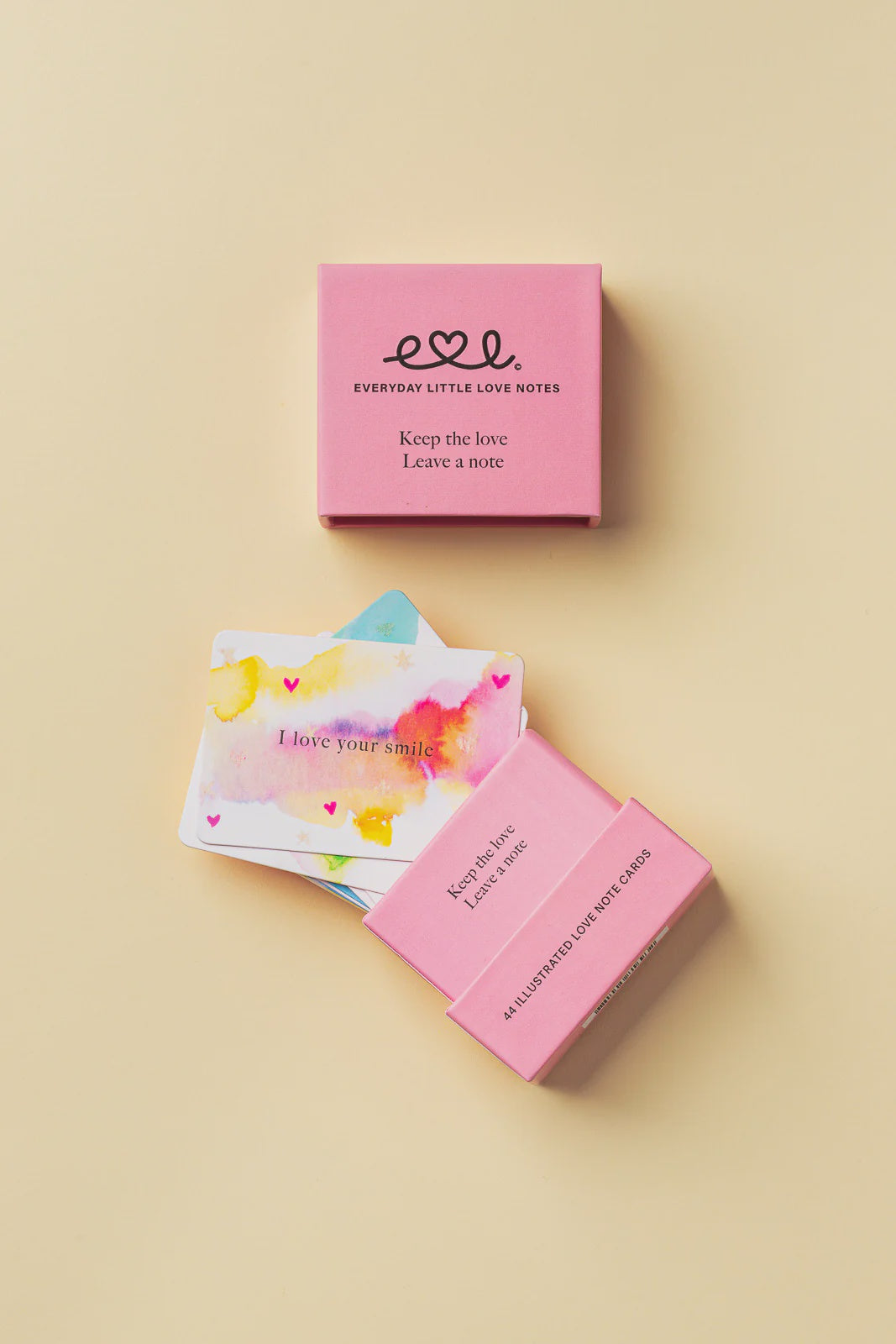 Pink box of 'Everyday Little Love Notes' Everyday Little Love Notes