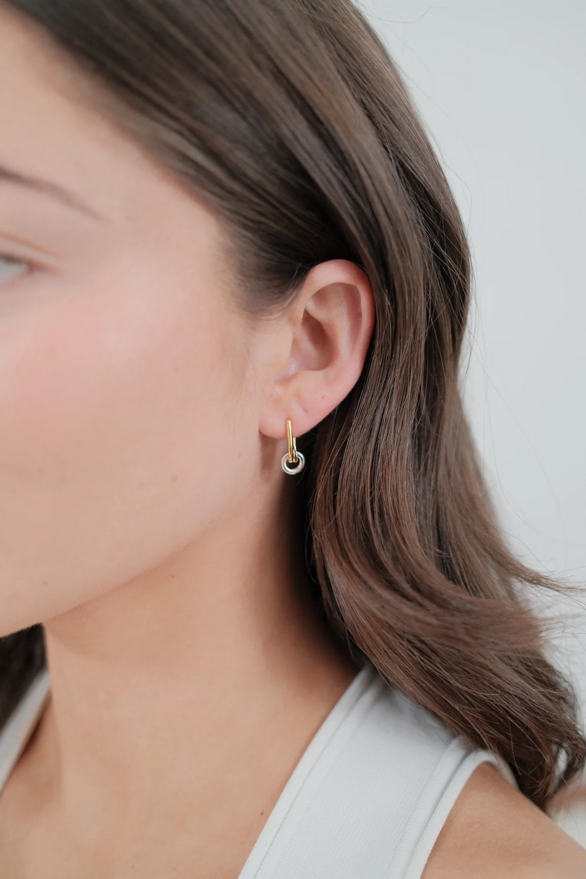 ZAFINO Evie Essential Earrings - Gold Silver 7352