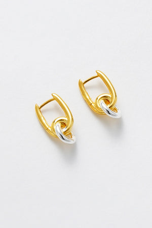 ZAFINO Evie Essential Earrings - Gold Silver 7352
