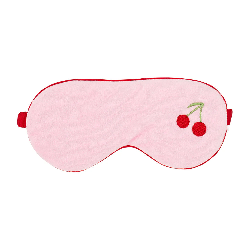 Annabel Trends Velvet Eye Mask - Cosy Luxe - Cherry