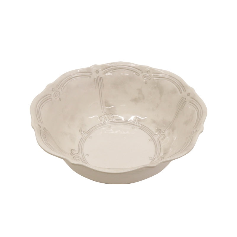 Melamine French Grey Bowl - 30cm - Le Forge