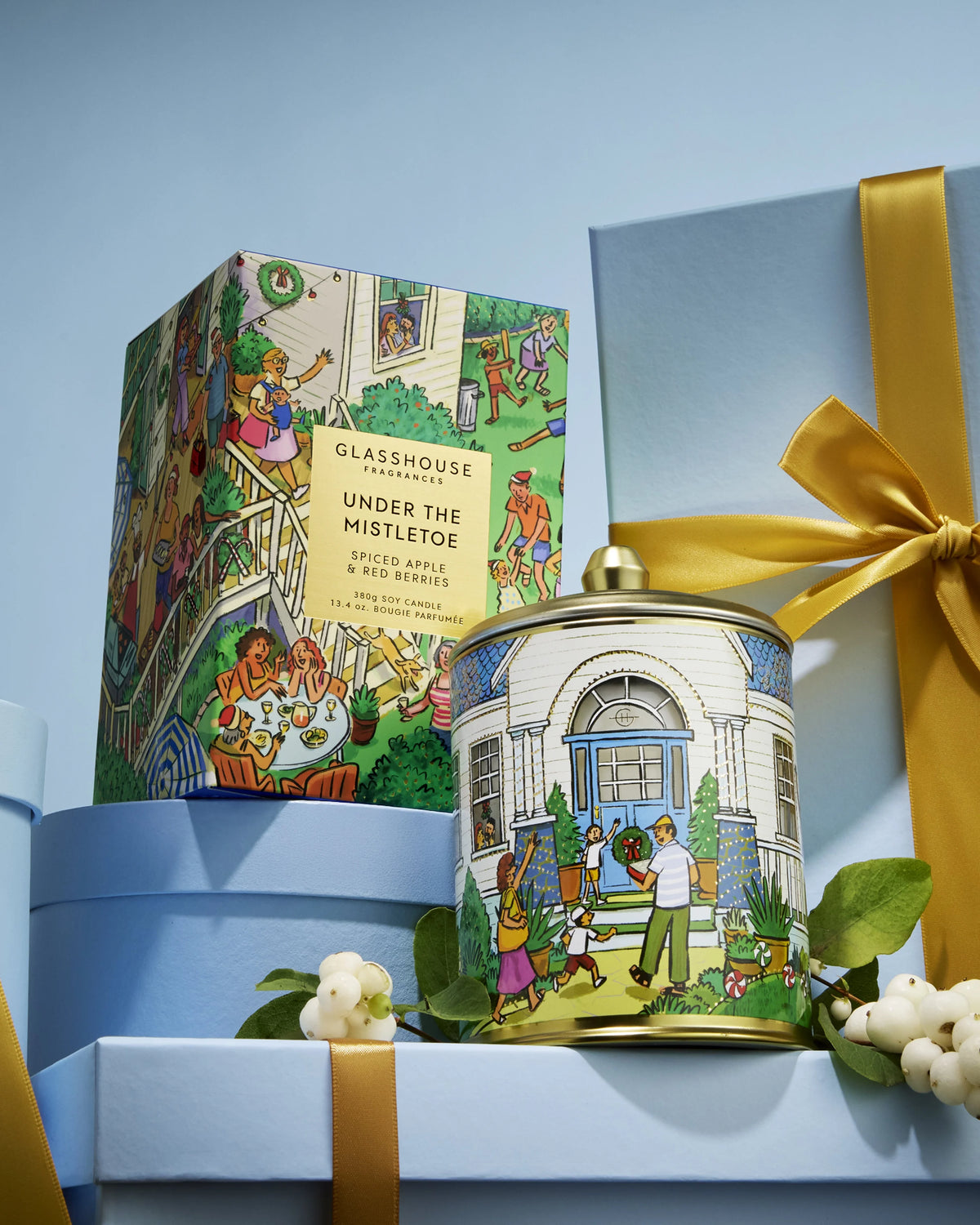 Glasshouse GF 380g Candle - Under The Mistletoe - X26