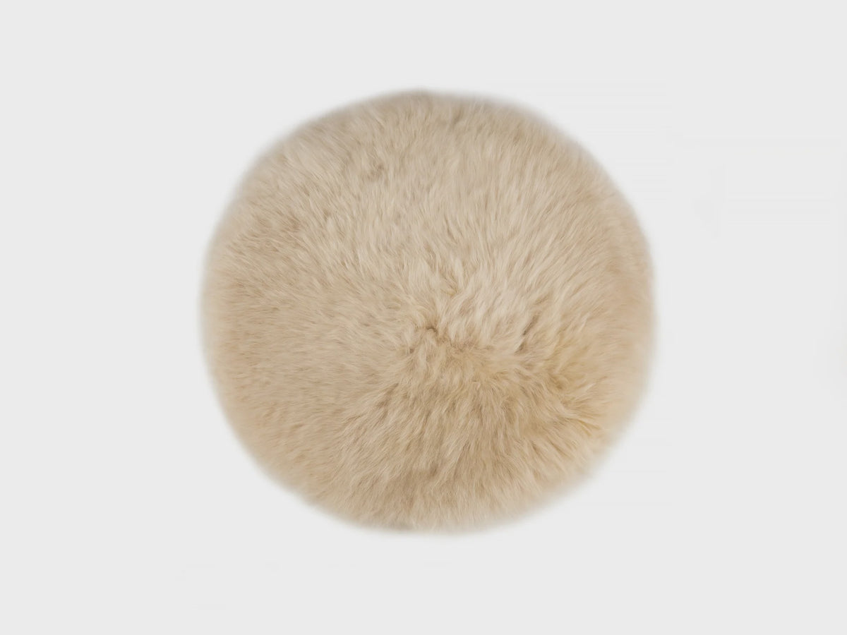 Sheepskin Seat Pad Circle - Nappa