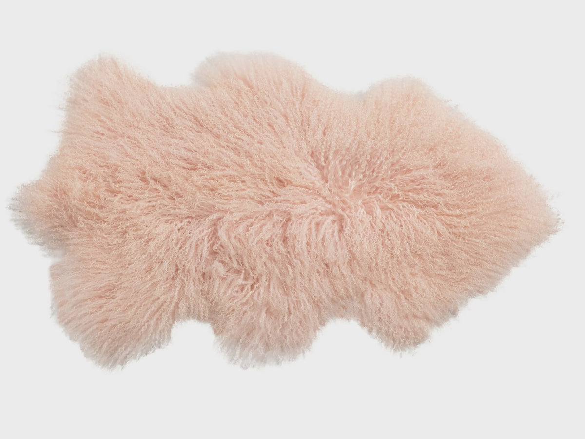 FIBRE BY AUSKIN NZ Tibetan Single Rug Rose
