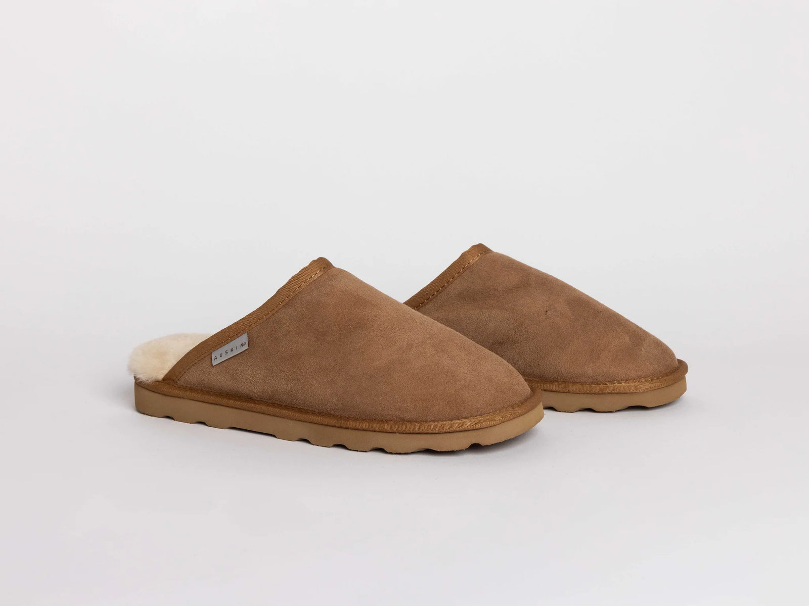 AUSKIN Sheepskin Scuff A30 Slipper - Walnut