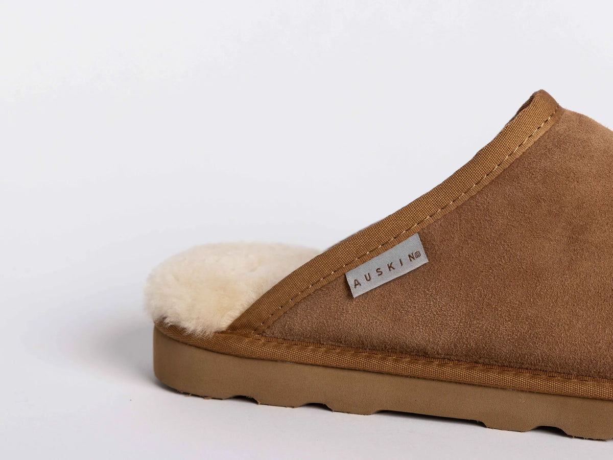 Sheepskin Scuff A30 Slipper - Walnut