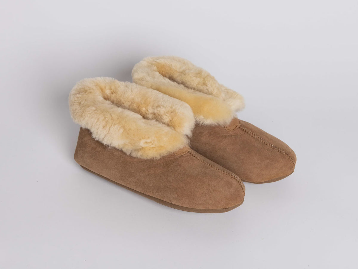 AUSKIN Sheepskin Slipper 7023 - Walnut