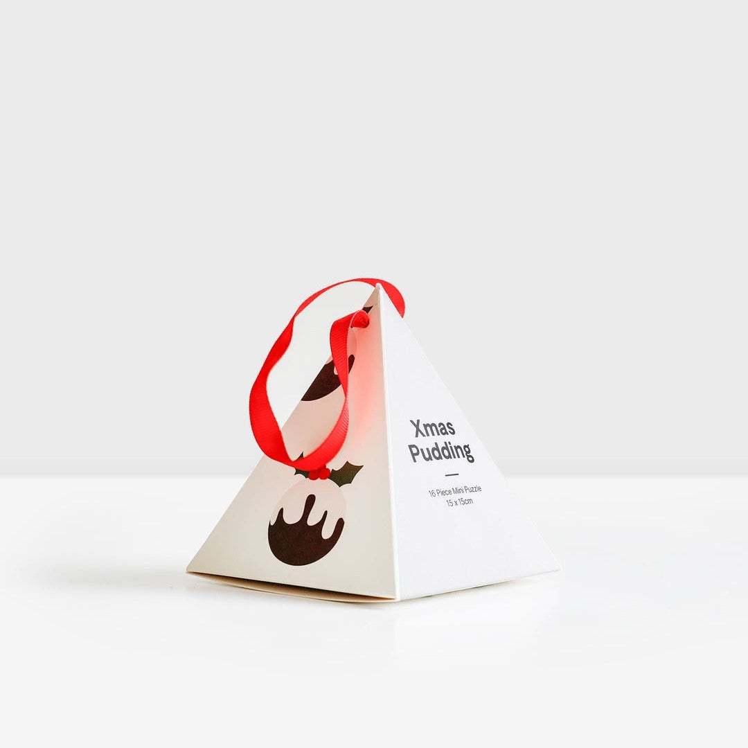 Father Rabbit 16pc Hanging Puzzle - Xmas Pudding