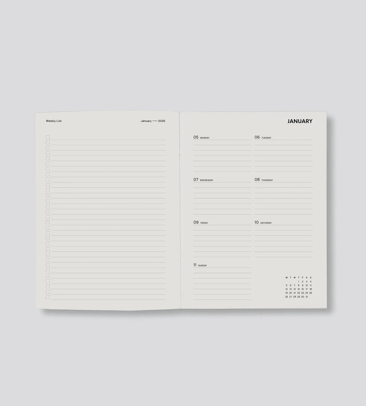 Father Rabbit x Juliette Hogan | Weekly Diary 2026 | Petal Parade