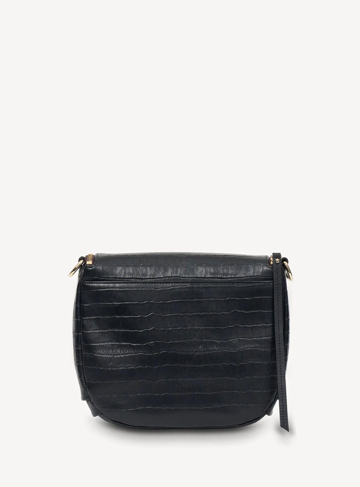 SABEN Fifi Crossbody - Black Croc Bag