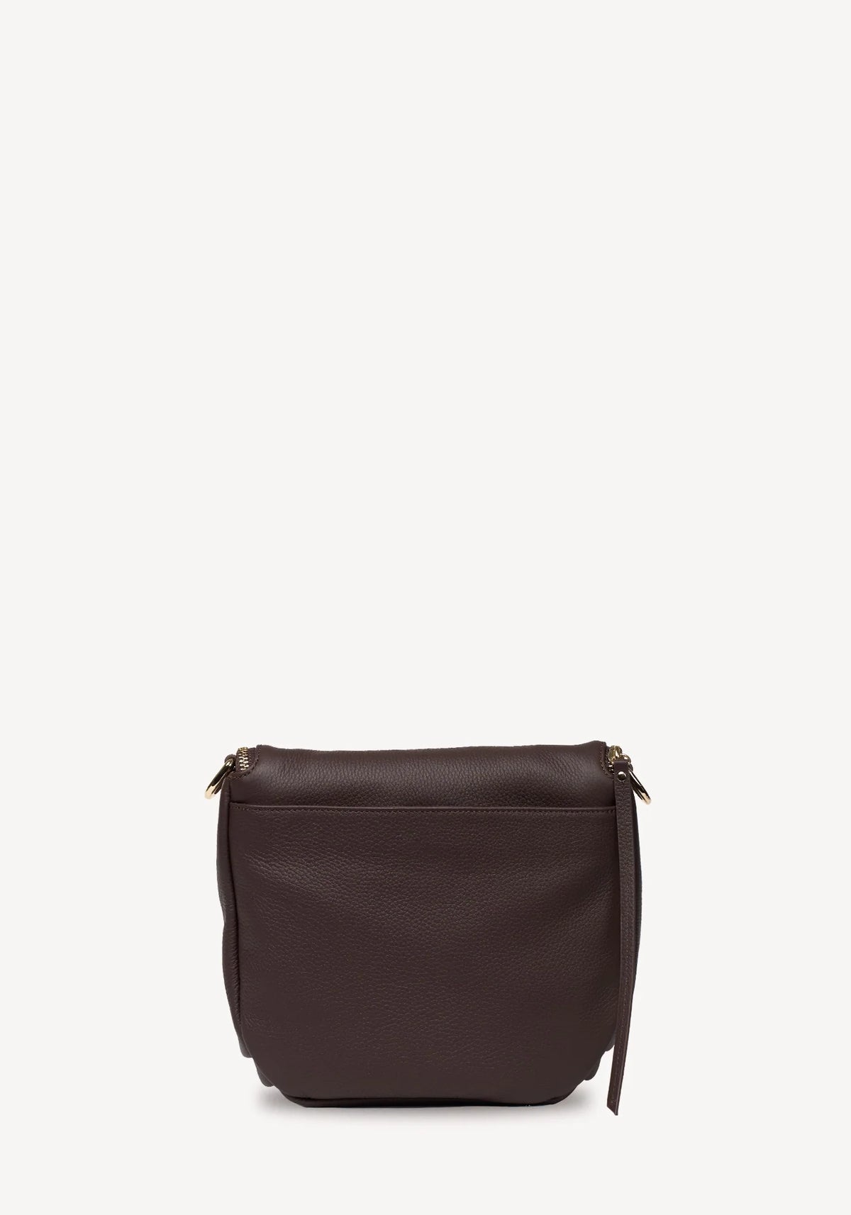 SABEN SS26 Fifi Crossbody - Cacao dark brown leather crossbody bag