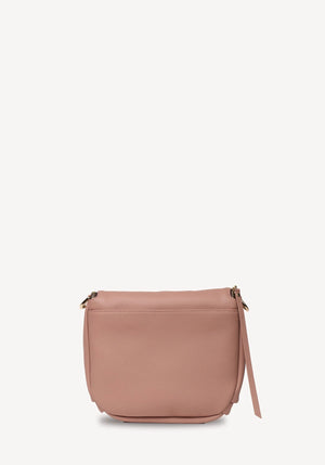 SABEN SS26 Fifi Crossbody - Rosewater dusty pink leather crossbody bag