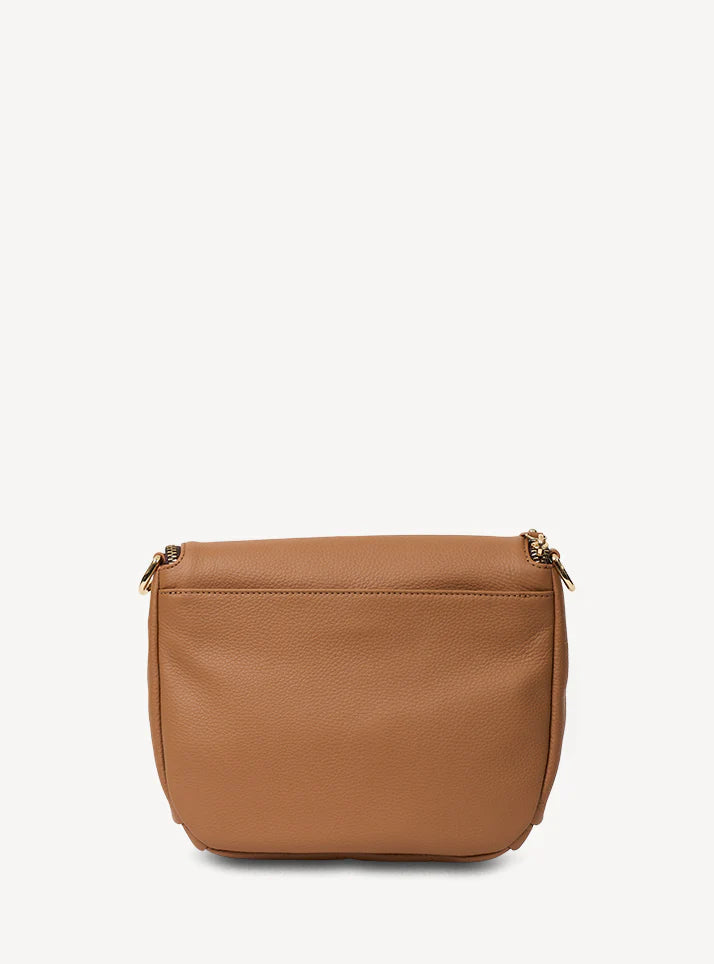 SABEN Fifi Crossbody - Toffee Brown leather handbag
