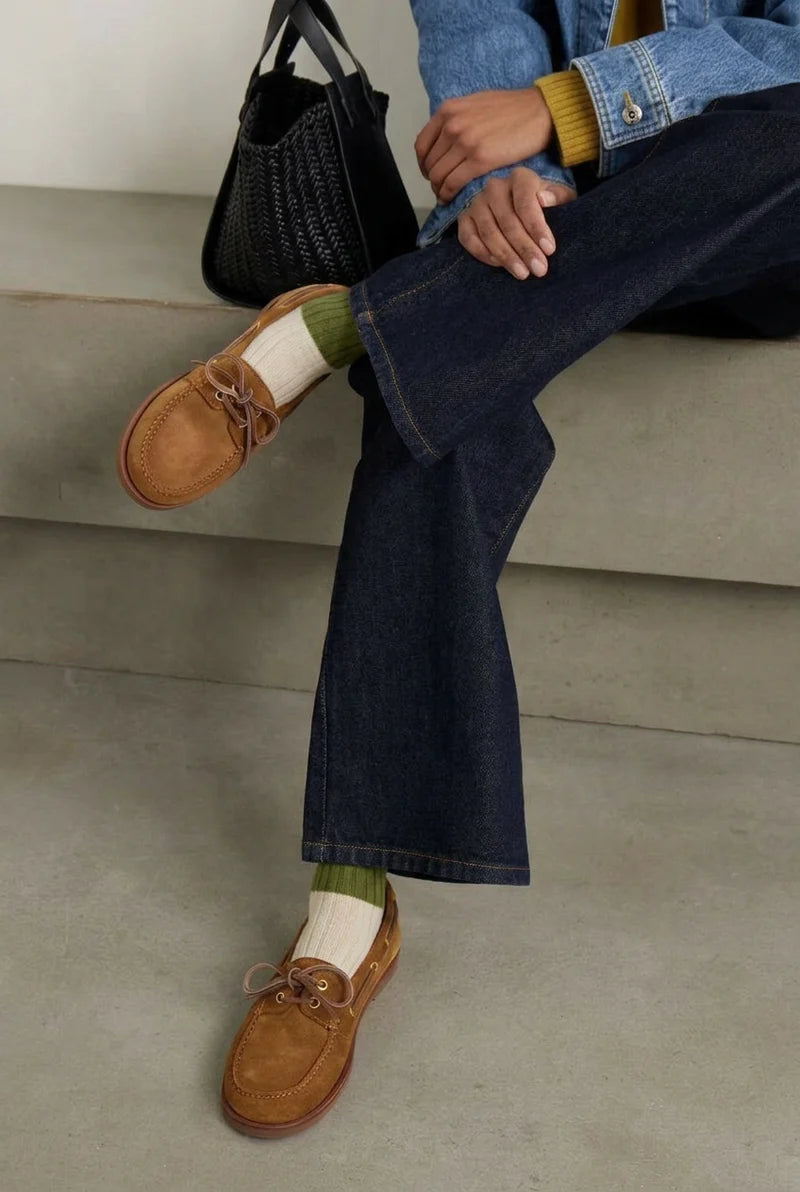 nooan Possum Merino Wool DUNEDIN Socks - Going Green Marshmellow