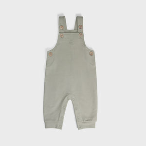 Dimples Fleece Overalls - Sage