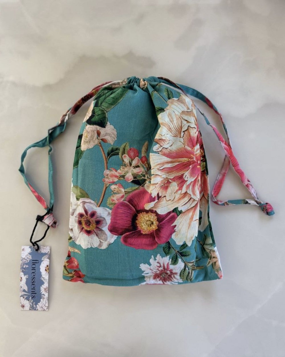 Blazing Daisy Fleur Kimono Robe Lagoon Floral Print