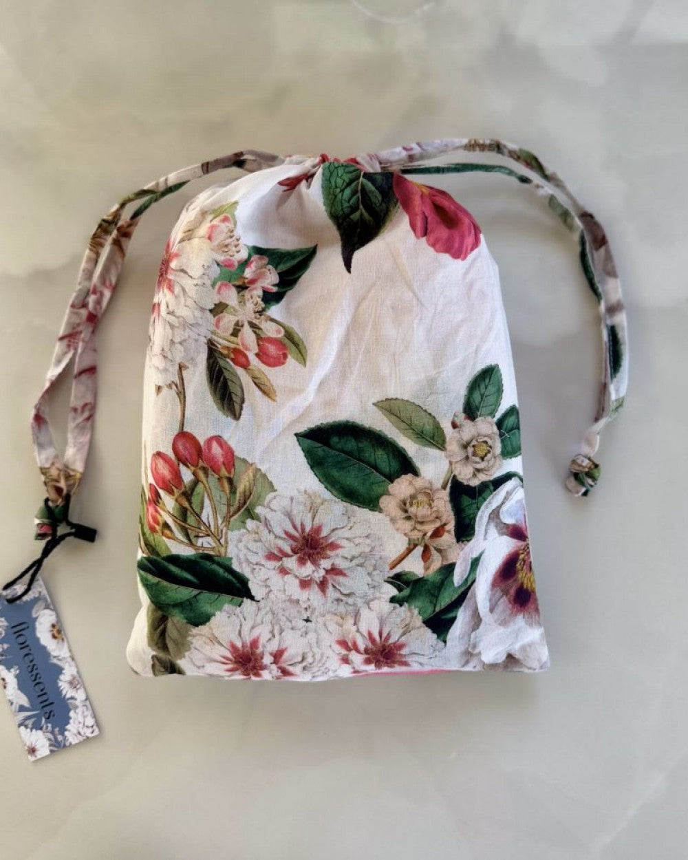 Blazing Daisy Fleur Kimono Robe White Floral print