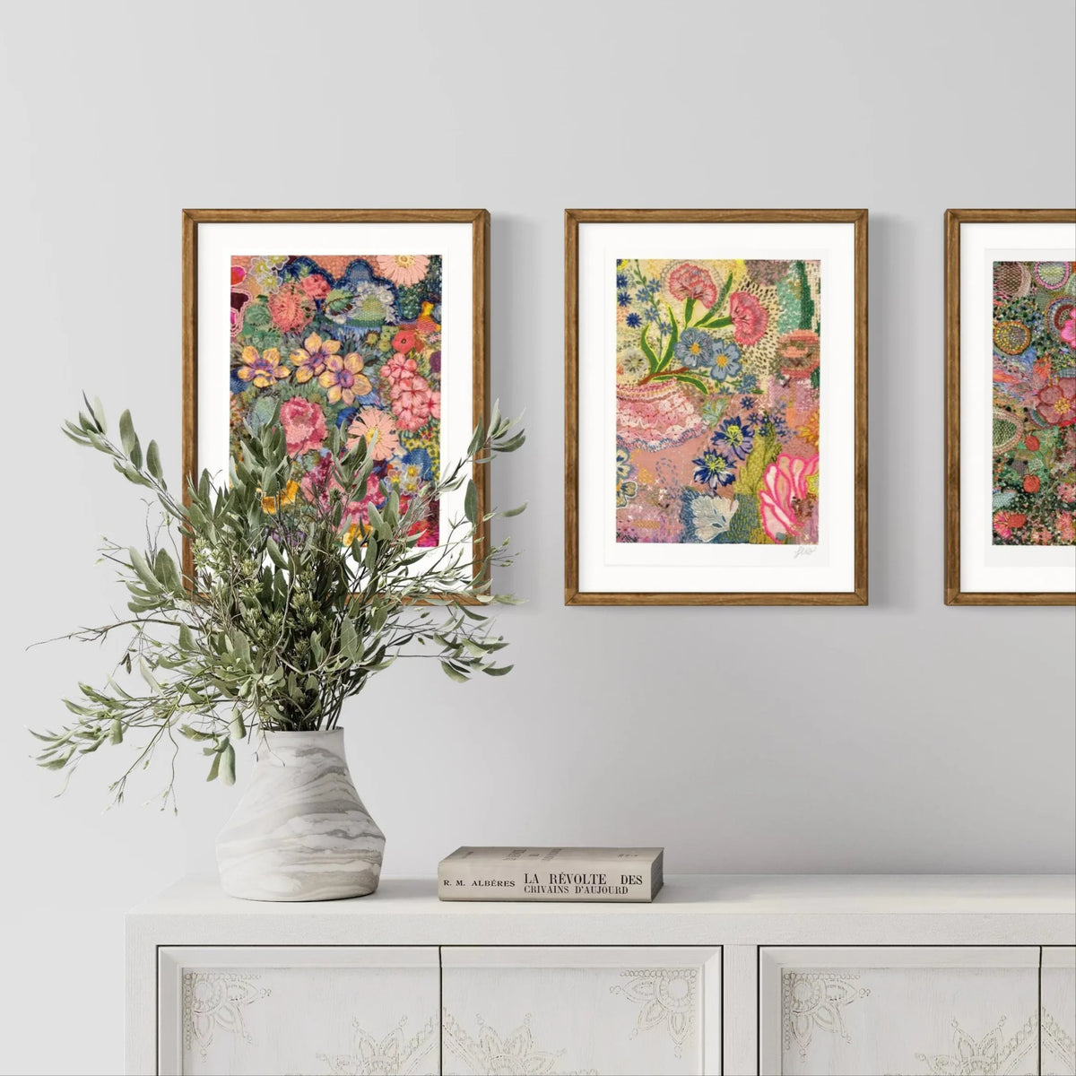Fleur Woods Wall Art A3 Print - Meadow