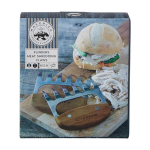 Flinders Meat Shredding Claws Natural & Stainless Steel
