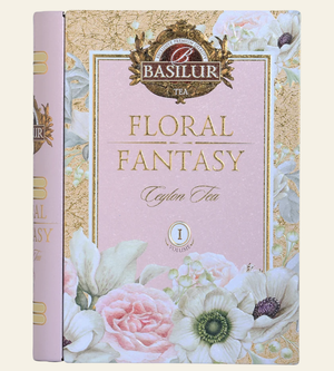 Floral Fantasy Volume I Tea Book - 100g Loose Leaf Green Tea