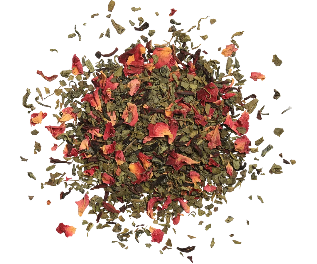 Floral Fantasy Volume I Tea Book - 100g Loose Leaf Green Tea