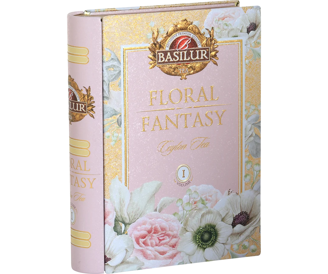 Floral Fantasy Volume I Tea Book - 100g Loose Leaf Green Tea